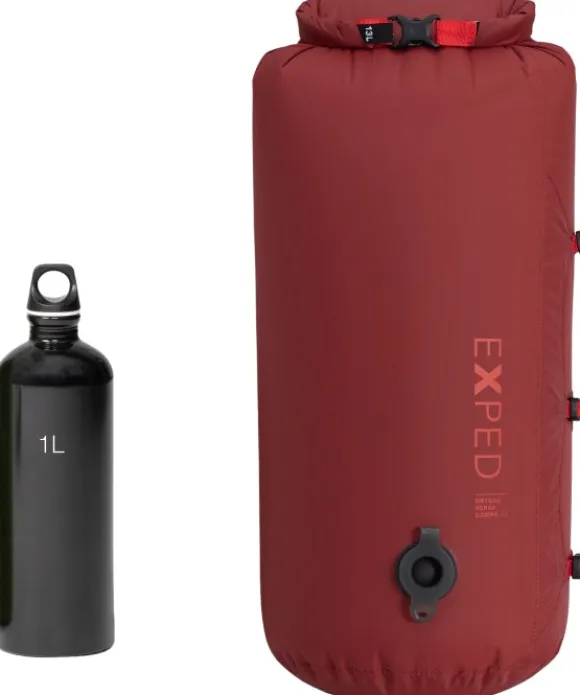 Exped Drybag Versa Compression 13 kuivapussi, Burgundy