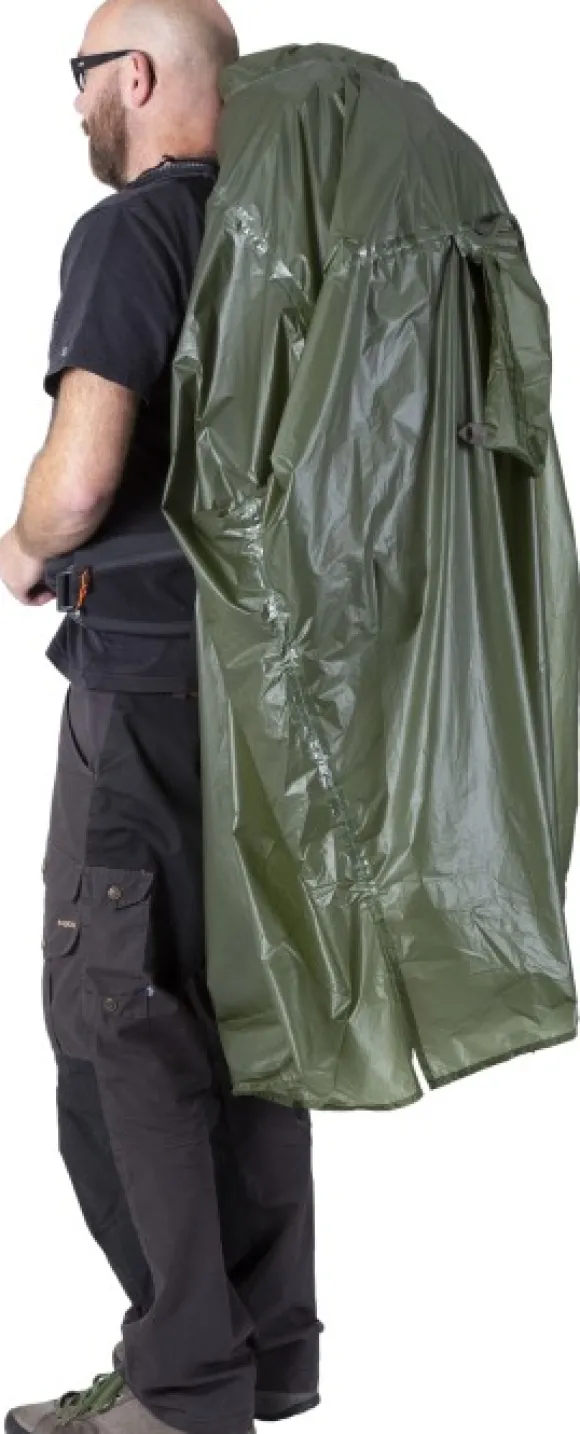 Exped Pack Poncho UL sadeviitta, S, Moss