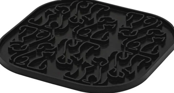 Fiboo Lollipop ruokamatto, 19 cm, tummanharmaa