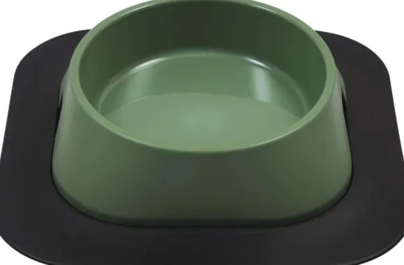 Fiboo ruokakulhomatto, 20 x 20 cm, musta