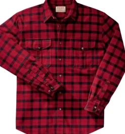 Filson Alaskan Guide Shirt flanellipaita, Red Black Plaid