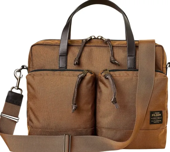Filson Dryden Briefcase Whiskey