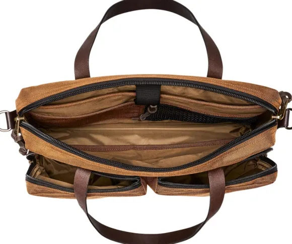 Filson Dryden Briefcase Whiskey
