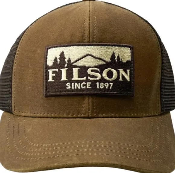 Filson Logger Mesh Cap lippalakki, ruskea