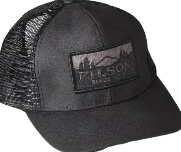 Filson Logger Mesh Cap lippalakki, musta