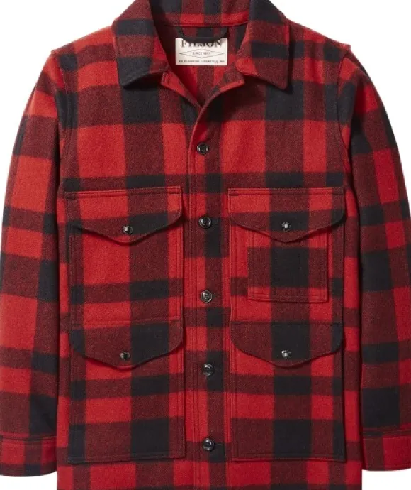 Filson Mackinaw Cruiser takki, Red/Black Plaid