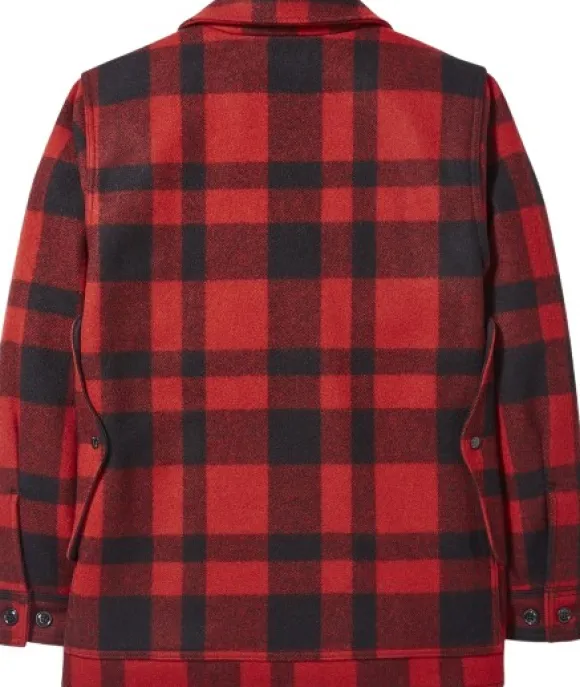Filson Mackinaw Cruiser takki, Red/Black Plaid