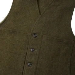 Filson Mackinaw Wool Vest metsästysliivi, maastonvihreä