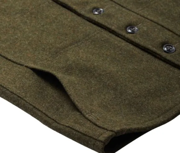 Filson Mackinaw Wool Vest metsästysliivi, maastonvihreä