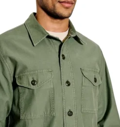 Filson M's Field Jac-Shirt Washed Fatigue Green