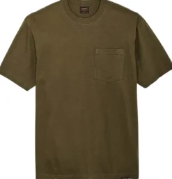 Filson M's S/S Frontier Solid T-Shirt Dark Olive