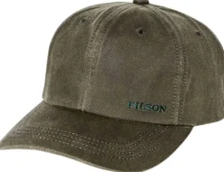 Filson Oil Tin Low-Profile Logger Cap Otter Green