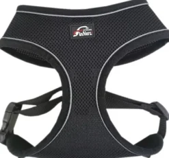 FinNero LIGHT Reflective Harness Black S