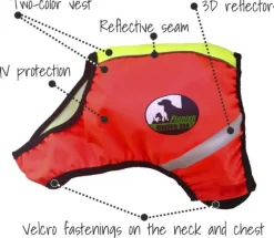 FinNero UKKO huomioliivi, M, punainen/keltainen