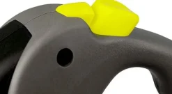 Flexi Neon Giant M, musta/neon, 8 m