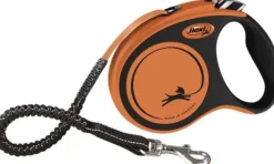 Flexi XTREME nauhakelatalutin S, 5 m, musta/oranssi