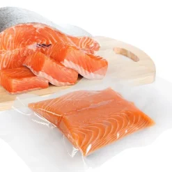 FoodMaster ilmakanavoitu vakuumipussi 90my 100 kpl (200 x 450 mm)