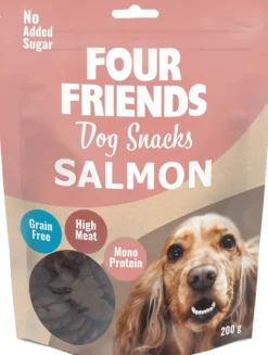 Four Friends Dog Snacks Salmon koiran lohiherkku, 200 g