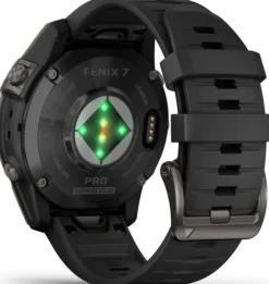 Garmin Fenix 7 Pro Sapphire Solar Carbon Grey DLC Titanium with Black Band