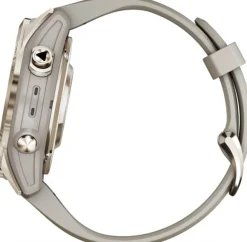 Garmin Fenix 7S Pro Sapphire Solar Soft Gold with Light Sand Band