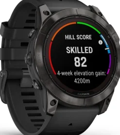 Garmin Fenix 7X Pro Sapphire Solar Carbon Grey DLC Titanium with Black Band