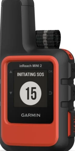 Garmin inReach Mini 2 satelliittiviestintälaite, punainen