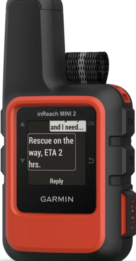 Garmin inReach Mini 2 satelliittiviestintälaite, punainen