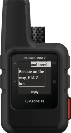 Garmin inReach Mini 2 satelliittiviestintälaite, musta