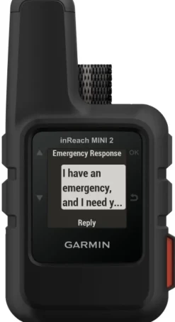 Garmin inReach Mini 2 satelliittiviestintälaite, musta