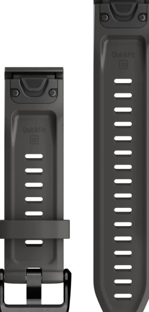 Garmin QuickFit 20 mm rannehihna, tummanharmaa