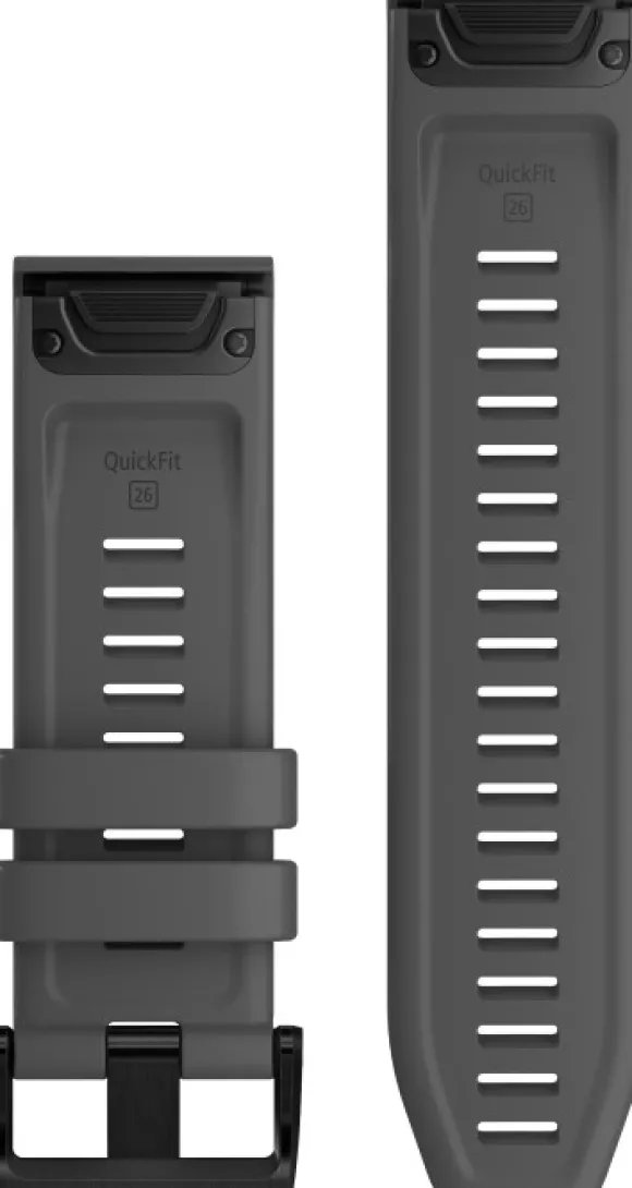 Garmin QuickFit 26 mm rannehihna, silikoni, harmaa