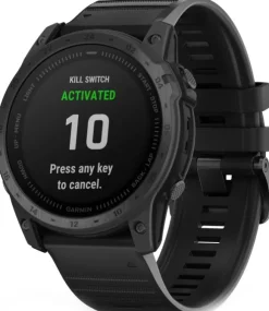 Garmin Tactix 7 -älykello, tummanharmaa (musta silikoniranneke)