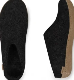 Glerups The Slip On villatohveli, tummanharmaa