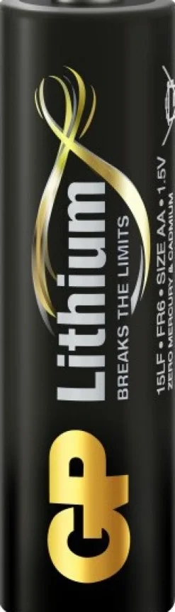 GP AA-litiumparistot 1.5V 15LF-2U4 4-pack