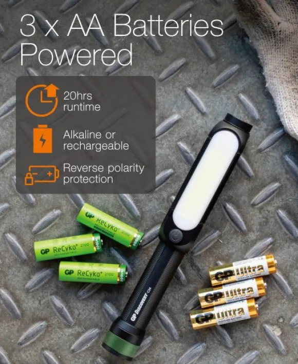 GP Discovery Cob Torch C34 taskulamppu