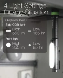 GP Discovery Cob Torch C34 taskulamppu