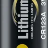 GP litiumparisto CR123A, 1 kpl