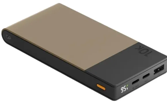GP Powerbank M2+ varavirtalähde, beige, 10 000 mAh