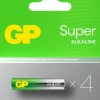 GP Super Alkaline AAA-batteri, 24A/LR03, 4-pack