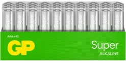 GP Super Alkaline AAA-paristo, 24A/LR03, 40 kpl