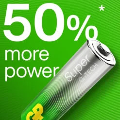 GP Super Alkaline AA-batteri, 15A/LR6, 4-pack