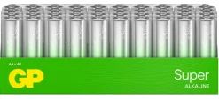 GP Super Alkaline AA-paristo, 15A/LR6, 40 kpl
