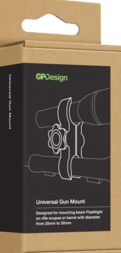 GP Universal Gun Mount taskulamppukiinnike aseeseen
