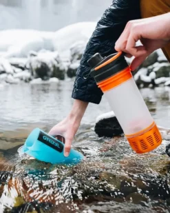 Grayl GeoPress Purifier Bottle vedensuodatin, Bali Blue