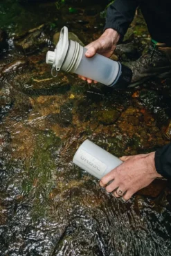 Grayl GeoPress Purifier Bottle vedensuodatin, Peak White