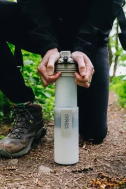 Grayl GeoPress Purifier Bottle vedensuodatin, Peak White