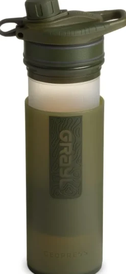 Grayl GeoPress Purifier Bottle vedensuodatin, Olive Drab