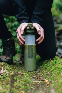 Grayl GeoPress Purifier Bottle vedensuodatin, Olive Drab