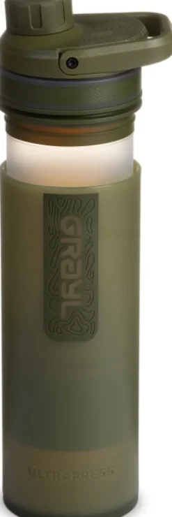 Grayl UltraPress Purifier Bottle vedensuodatin, Olive Drab
