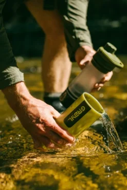 Grayl UltraPress Purifier Bottle vedensuodatin, Olive Drab